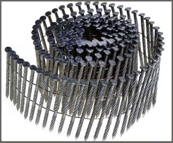 Wire coil nail - screw shank | Iran Exports Companies, Services & Products | IREX
